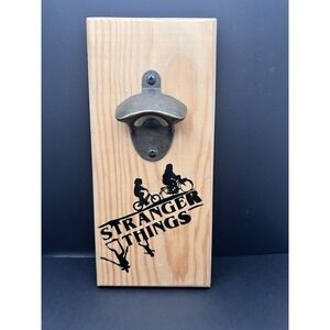 Stranger‎ Things Custom Wood Wall Hanging Bottle Opener